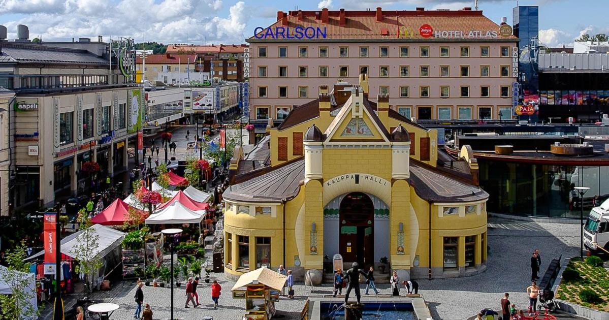 Mukava Saunallinen Kaksio Omalla Sisaeaenkaeynnillae Ja Ilmaisella Autopaikalla 쿠오피오 외부 사진